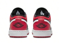 Nike Air Jordan 1 AJ1 Low GS Black Gym Red White Shoes 553560-066